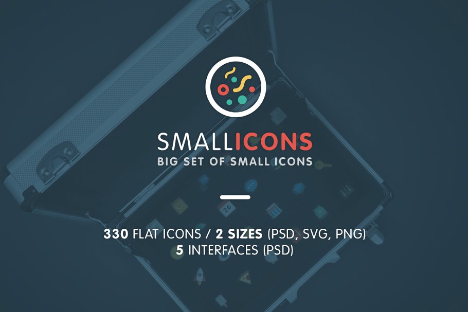 扁平风格小图表合集 Smallicons Small Icons Set插图(1)