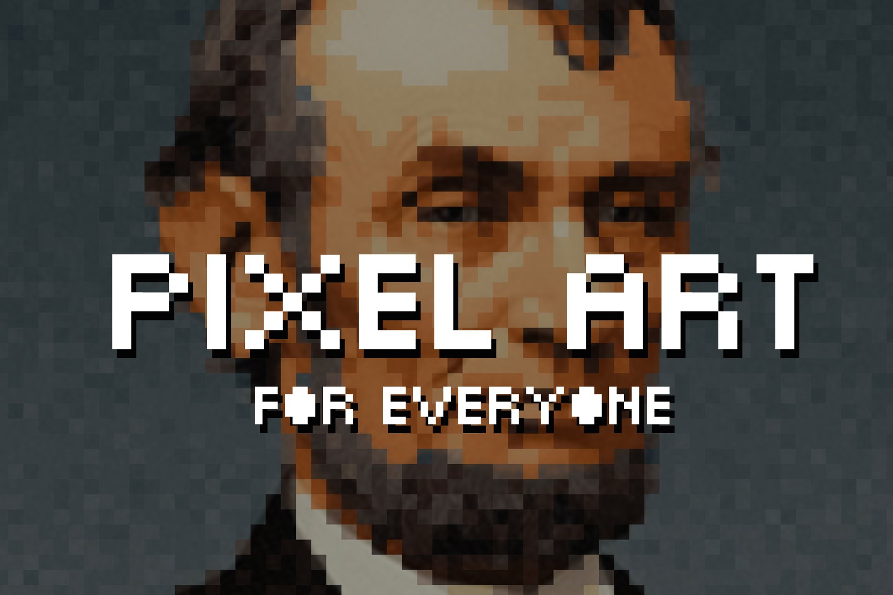 照片一键生成马赛克像素时代风格PS动作 Pixel Art – One Click Actions插图(5)