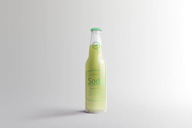 苏打饮料瓶包装样机v1 Soda Drink Bottle Packaging Mock-Ups Vol.1插图(5)