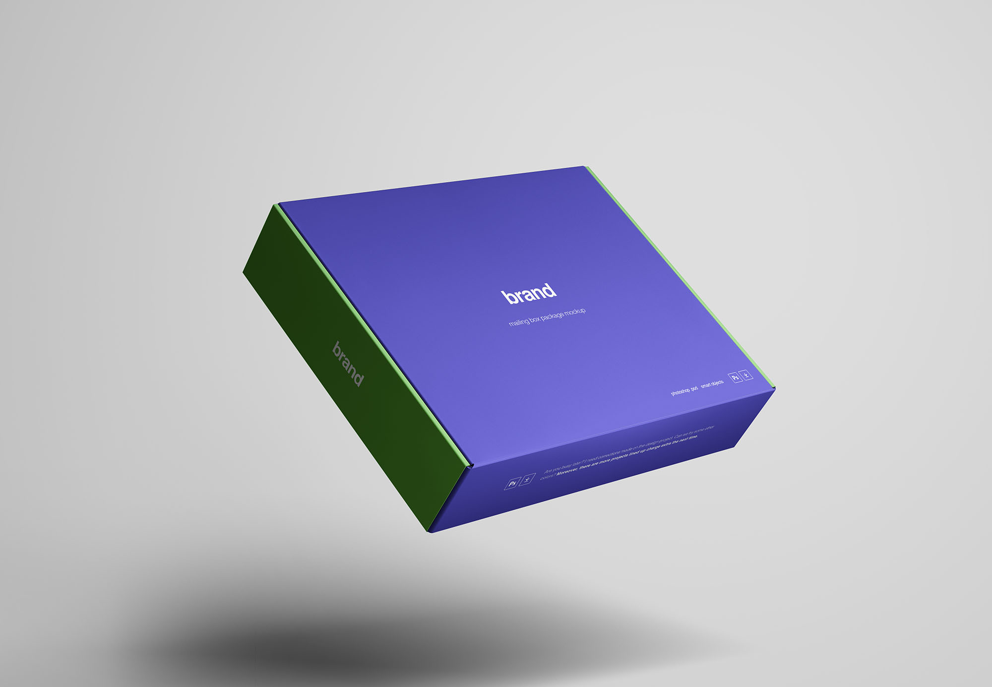 高级包装盒设计图样机模板 Advanced Package Box Mockup插图(6)