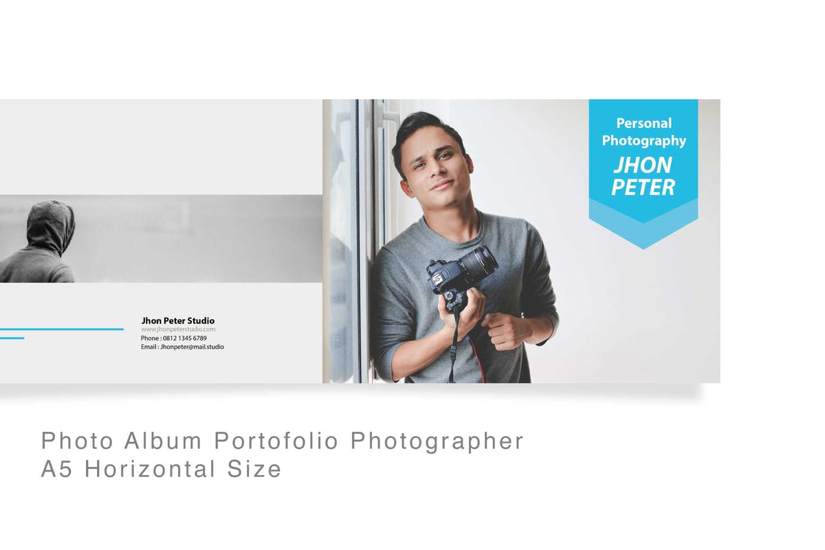 摄影师个人优秀作品展示电子相册模板 Photo Album Portofolio Photographer插图