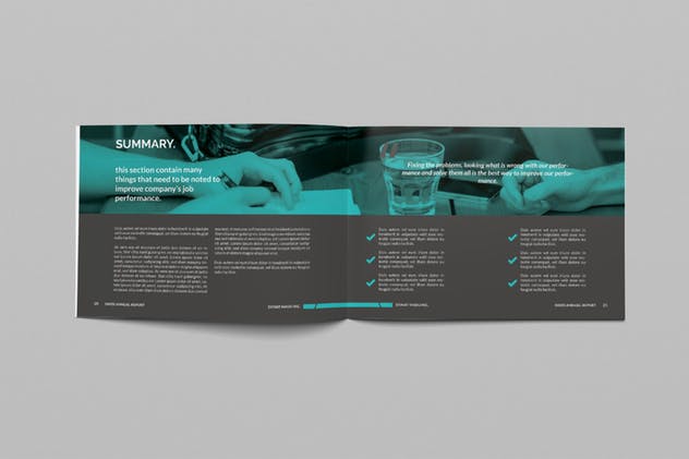 部门/企业/行业年终报告画册设计模板 Annual Report插图(10)