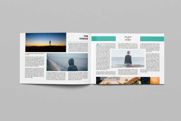 横向规格企业画册&产品目录设计模板 Landscape Magazine插图(4)