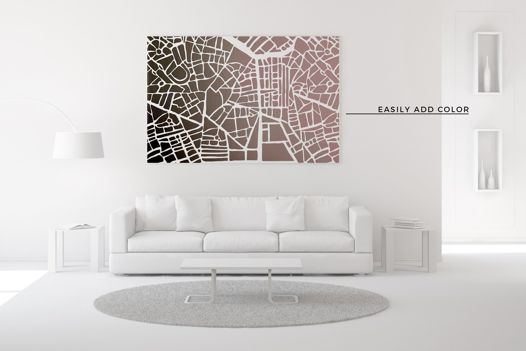 抽象城市地图纹理素材包 Abstract City Map Patterns插图(4)