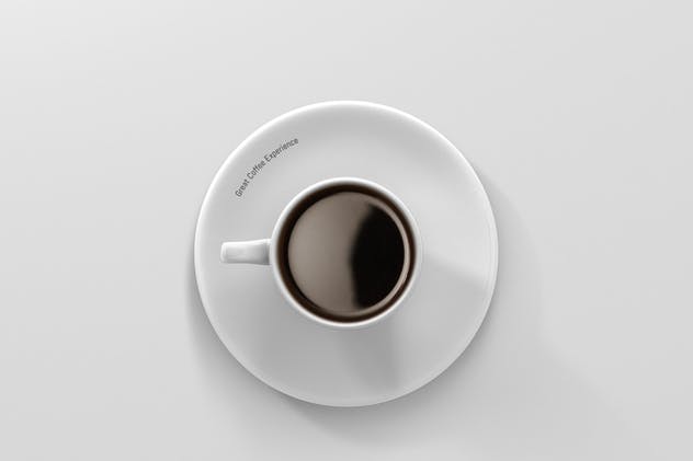卡布奇诺浓品牌咖啡杯样机 Espresso Cup Mockup插图(8)