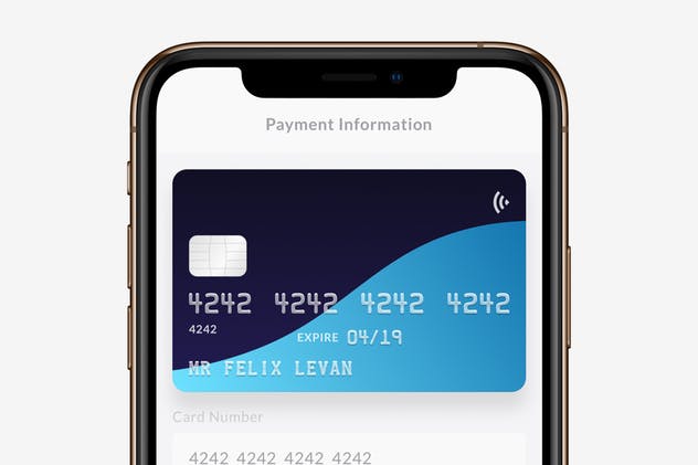 信用卡银行卡外观设计样机模板 Credit Card Mockups插图(1)