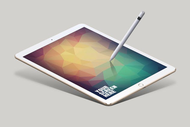 iPad Pro响应式UI设计演示设备样机 iPad Pro Responsive Mockup插图(5)
