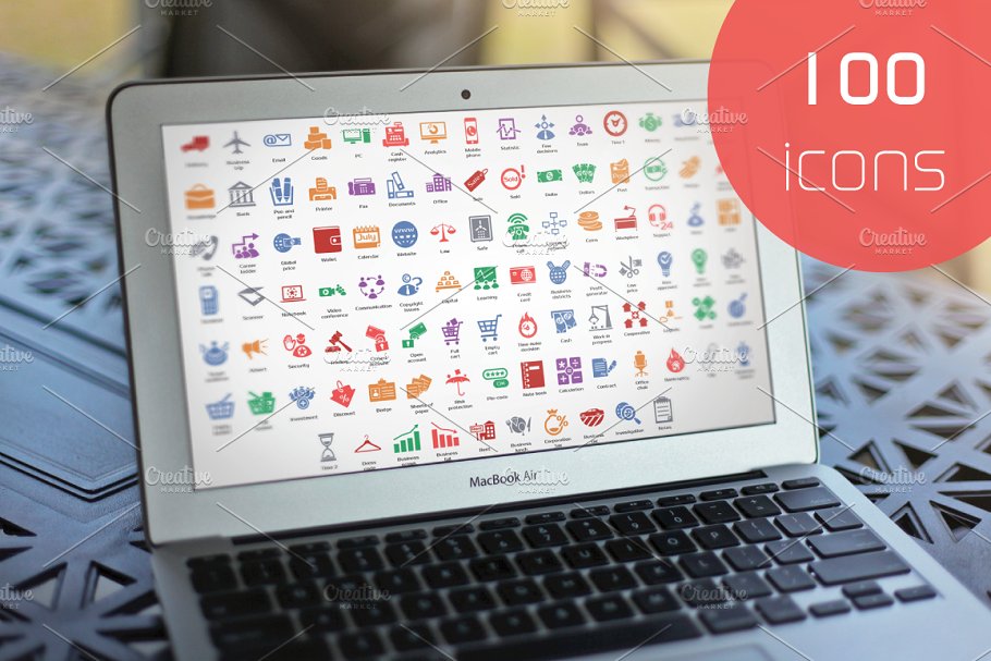 企业商务主题图标合集 Business Icons插图