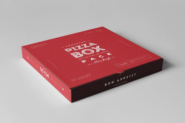披萨包装盒样机模板 30 Pizza Box Mock-up插图(2)