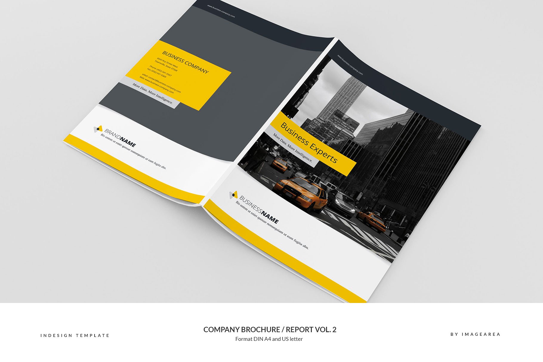 企业品牌宣传画册/企业年报设计模板v2 Company Brochure / Report Vol. 2插图(1)