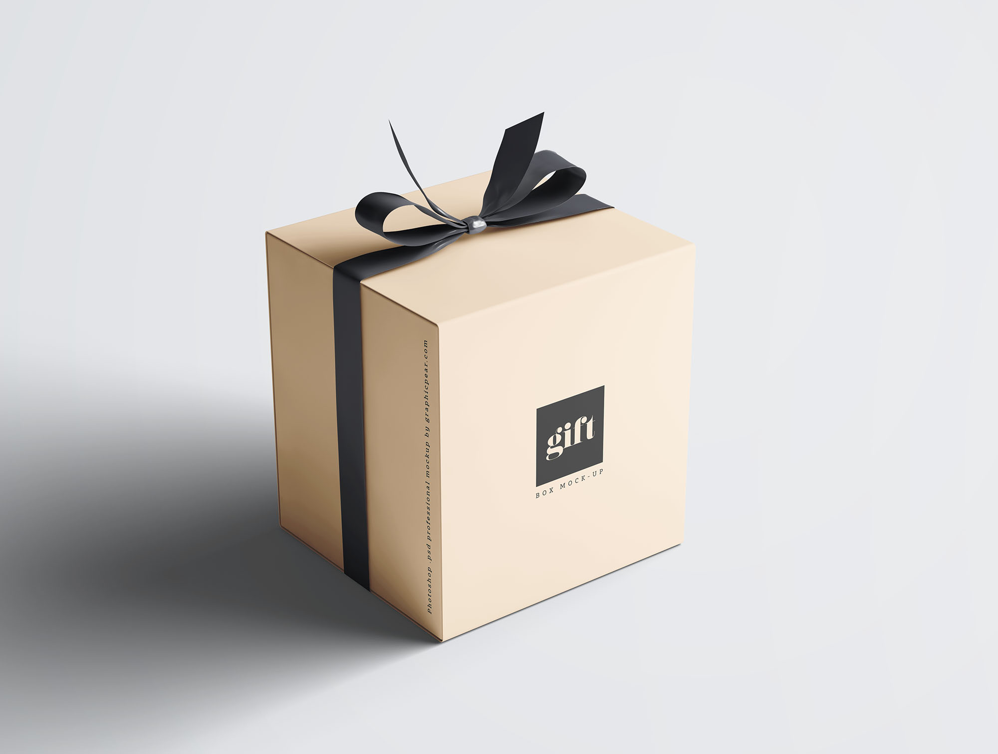 礼品包装盒设计效果图样机 Gift Box Mockup插图(7)