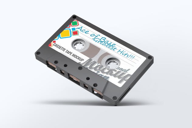 音乐卡带外观设计样机 Cassette Tape Mock-Up插图(6)
