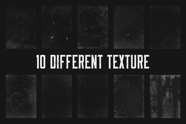 10个复古抽象半色调纹理Vol.2 10 Abstract Halftone Texture Vol.2插图(1)