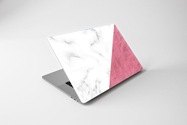 Macbook Pro笔记本A面图案设计样机 MacBook Pro Skin插图(4)