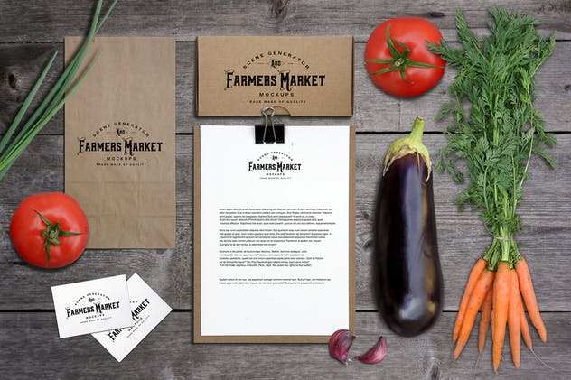 农贸蔬果市场场景设计套件 Farmers Market Scene Generator插图(10)