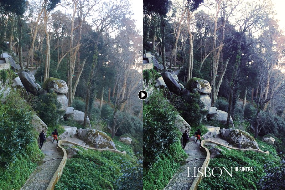 欧洲城市旅行摄影照片艺术处理PS动作 Lisbon City Photoshop Actions插图(4)
