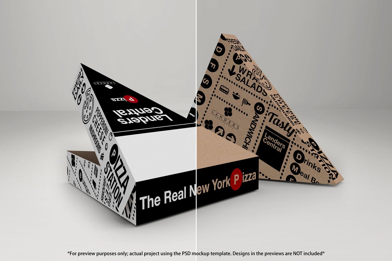 肯德基麦当劳KFC快餐外卖盒包装样机展示模型mockups大集合插图(2)