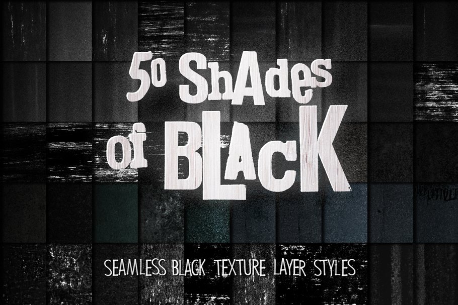 50款手工制作黑色墨水纹理 50 BLACK INK TEXTURES插图