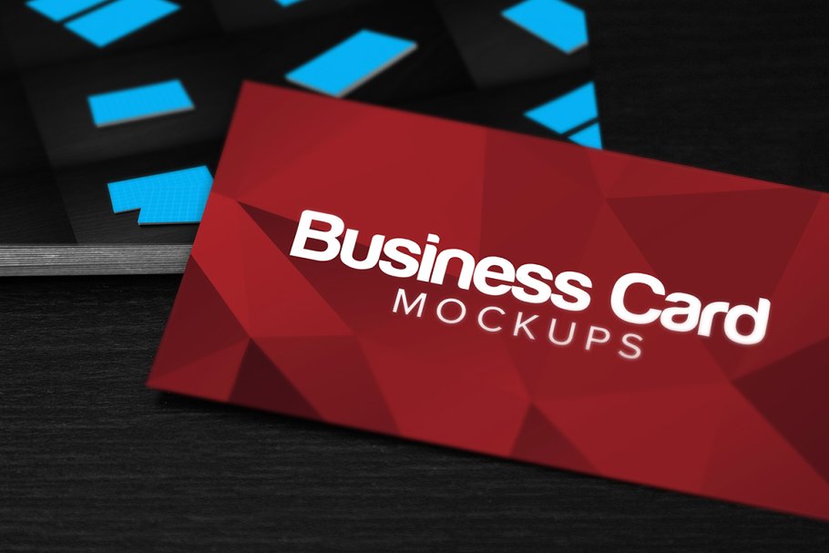 11款经典企业名片样机模板 11 Business Card Mockups插图