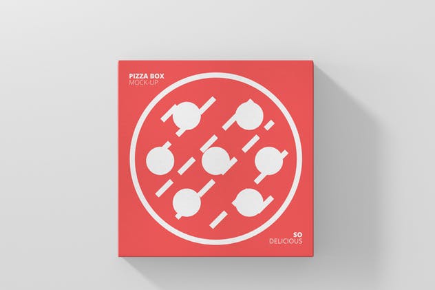 美味披萨外带包装盒子样机模板 Pizza Box Mockup – Double Pack Supermarket Edition插图(7)