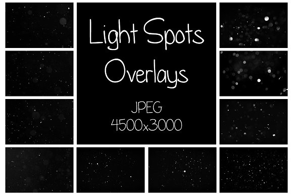20种光点叠层纹理素材 20 Light Spots Overlays插图(8)