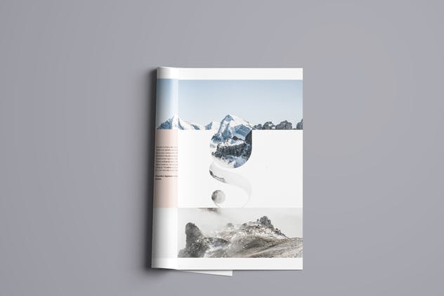 A4企业介绍宣传册样机模板 A4 Brochure Mockup插图(11)