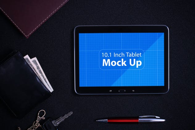 平板电脑智能设备演示样机模板V.1 Tablet MockUp V.1插图(5)