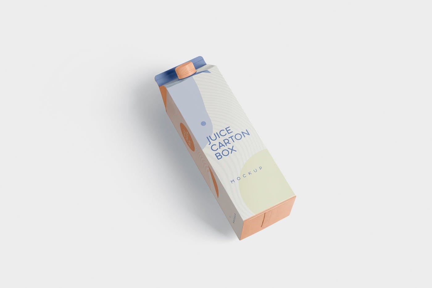 1L装果汁/牛奶包装盒设计效果图样机 Juice – Milk Mockup – 1L Carton Box – Large Size插图(3)