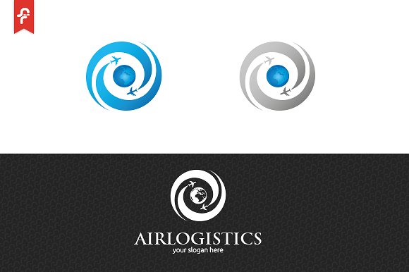 航空运输主题Logo模板 Air Logistics Logo插图(3)