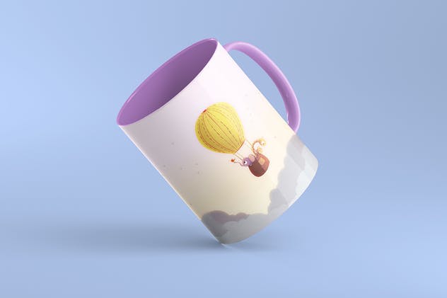 3D马克杯外观设计样机模板 Mug Mockup插图(1)