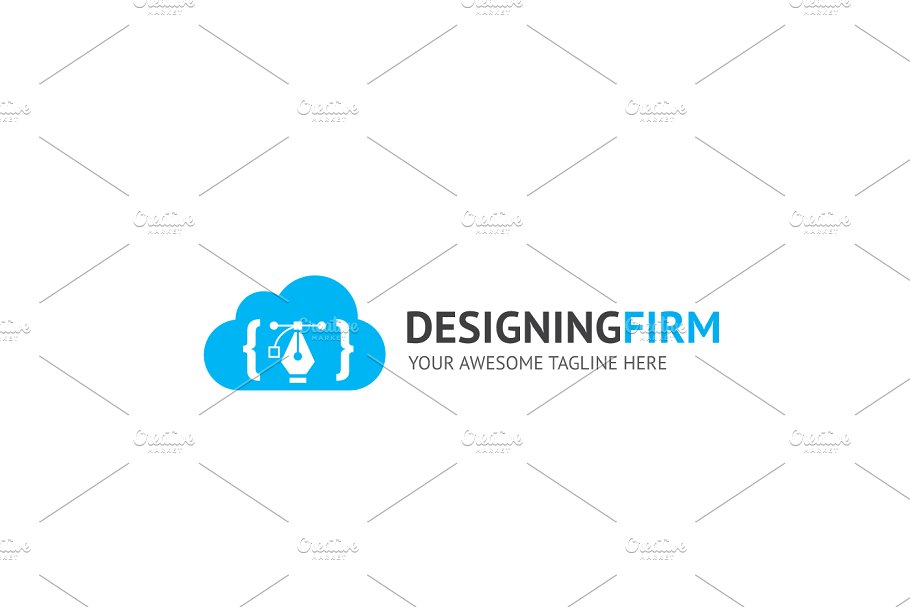 互联网设计开发企业时尚和现代的Logo模板 Designing Firm Logo插图(1)