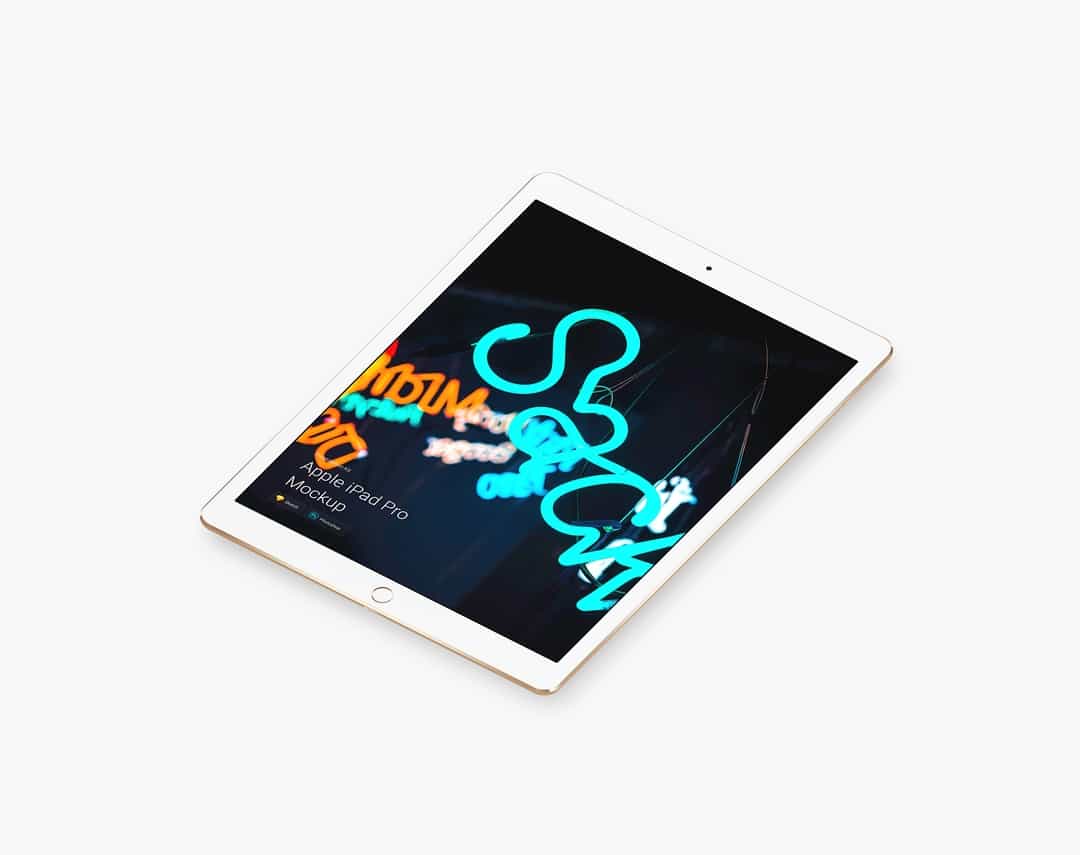 超级主流桌面&移动设备样机系列：平板电脑iPad Pro样机&场景[兼容PS,Sketch;共10.89GB]插图(17)