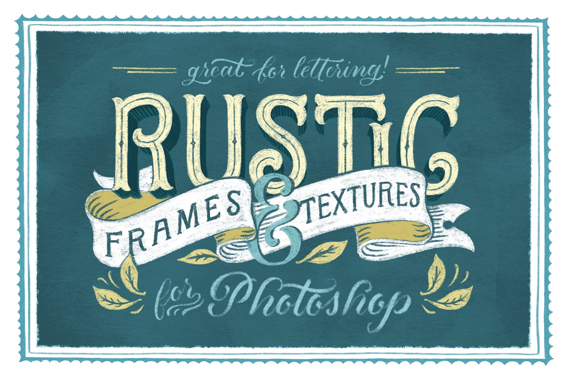 质朴的框架和纹理 Rustic Frames & Textures – Photoshop插图