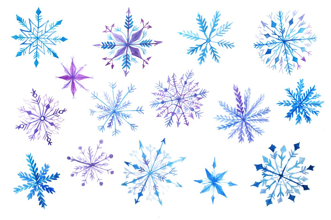 手绘可爱的冬季水彩素材合辑下载 BUNDLE Winter Hygge Watercolor Kit [png,jpg] 1.30 GB插图(16)