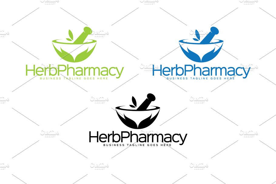 药剂制药主题Logo模板 Pharmacy Logo插图(1)
