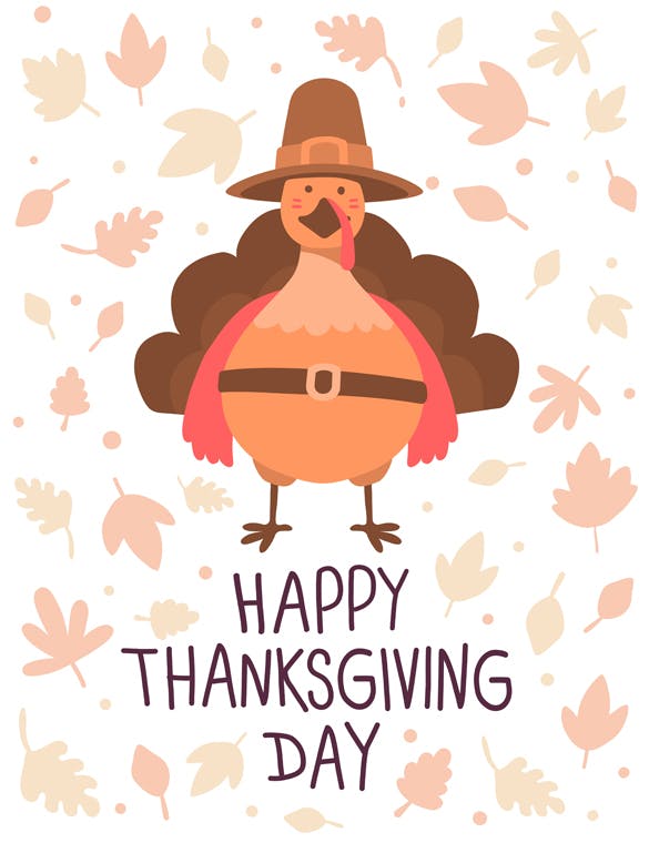 感恩节庆祝火鸡美食矢量设计素材 Happy Thanksgiving turkey插图(3)