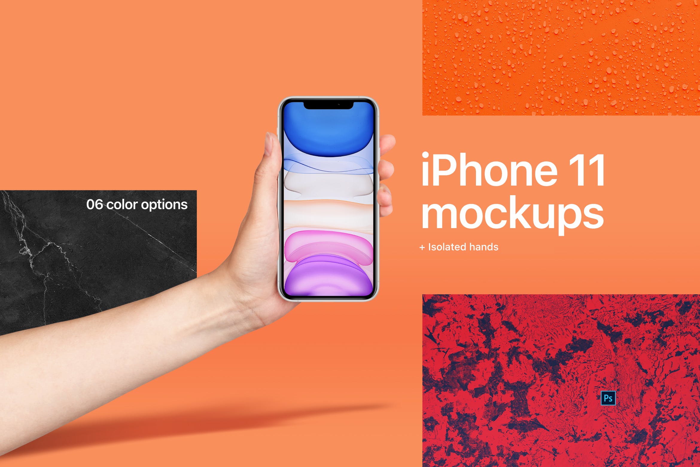 iPhone 11手机APP操作演示样机模板 iPhone 11 Mockup插图