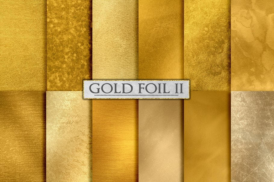 各种金漆纹理背景合集 Gold Foil Textures, Gold Backgrounds插图(3)