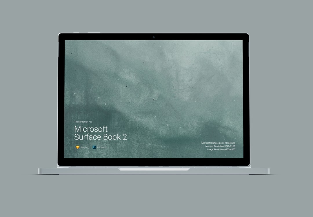 超级主流桌面&移动设备样机系列：Surface Book 2  微软笔记本样机 [兼容PS,Sketch;共2.7GB]插图(5)
