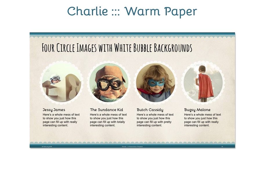 儿童主题PPT幻灯片模板 Charlie Powerpoint Template插图(8)