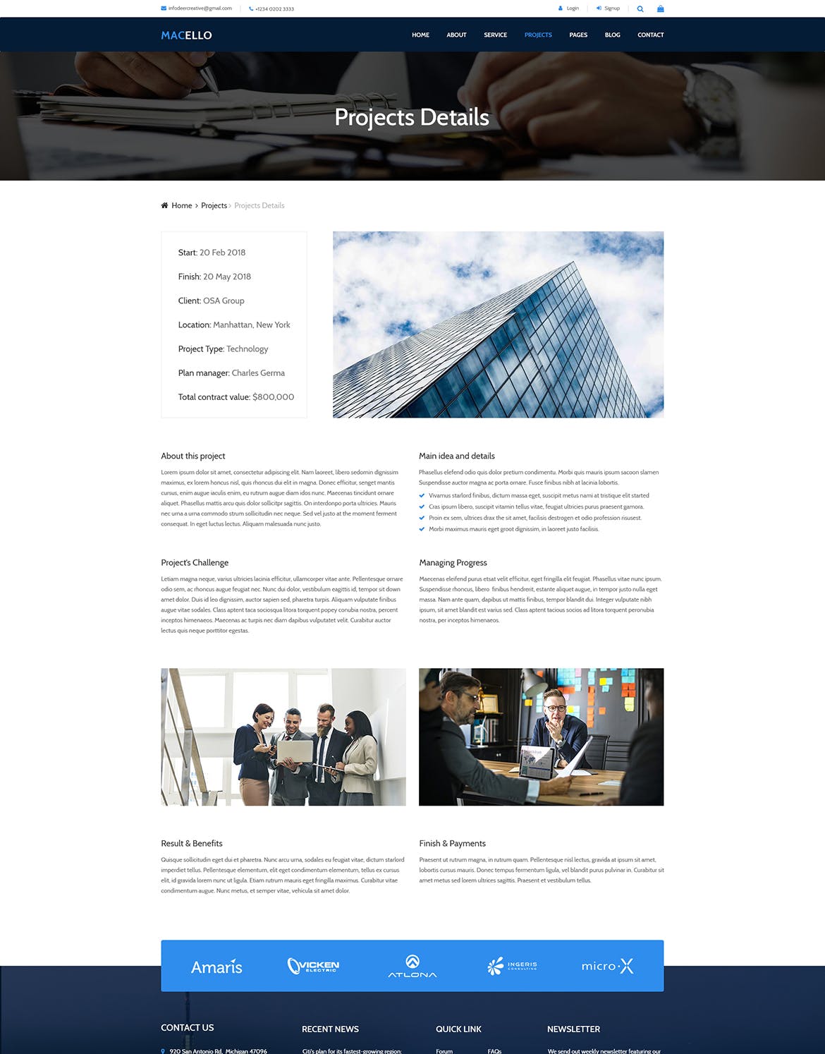商业网站企业官网设计PSD模板 Macello | Business Psd Template插图(11)