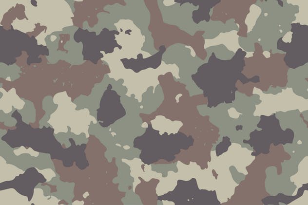 军事迷彩服印花无缝图案 Camouflage Seamless Patterns插图(4)