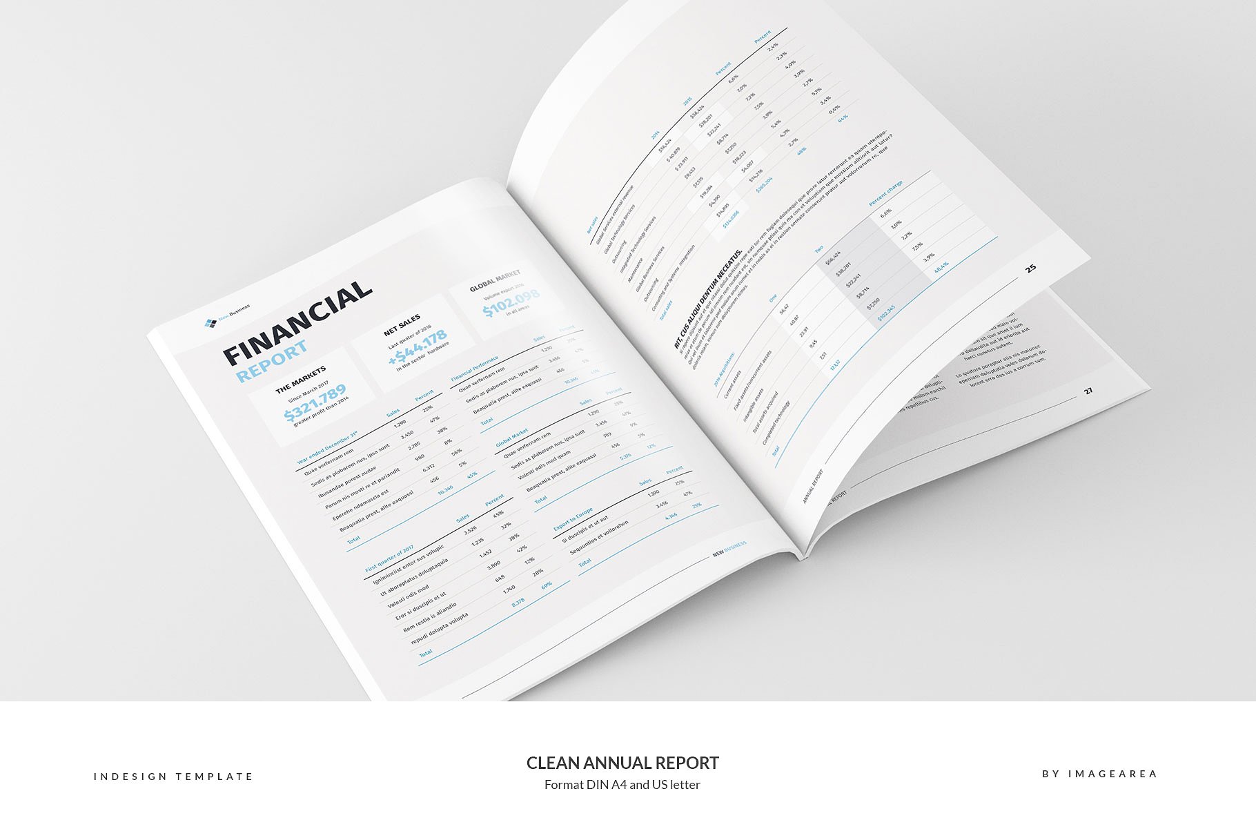 简洁专业的年报模板 Clean Annual Report插图(12)