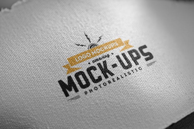 服装缝纫风格Logo样机v1 Logo Mock-Ups / Vol.1插图(4)