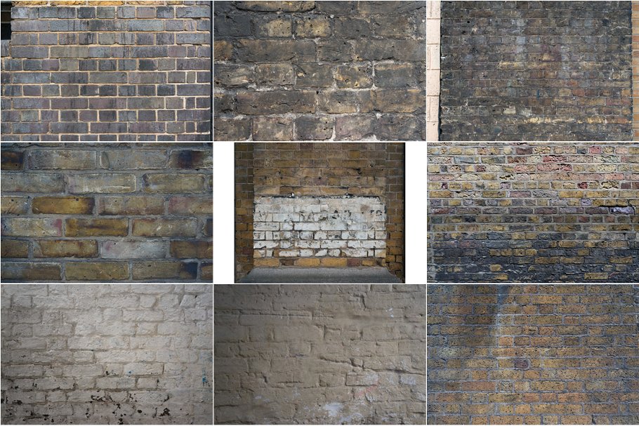 50款砖瓦砖墙纹理 Bricktop 50 brick wall textures插图(5)