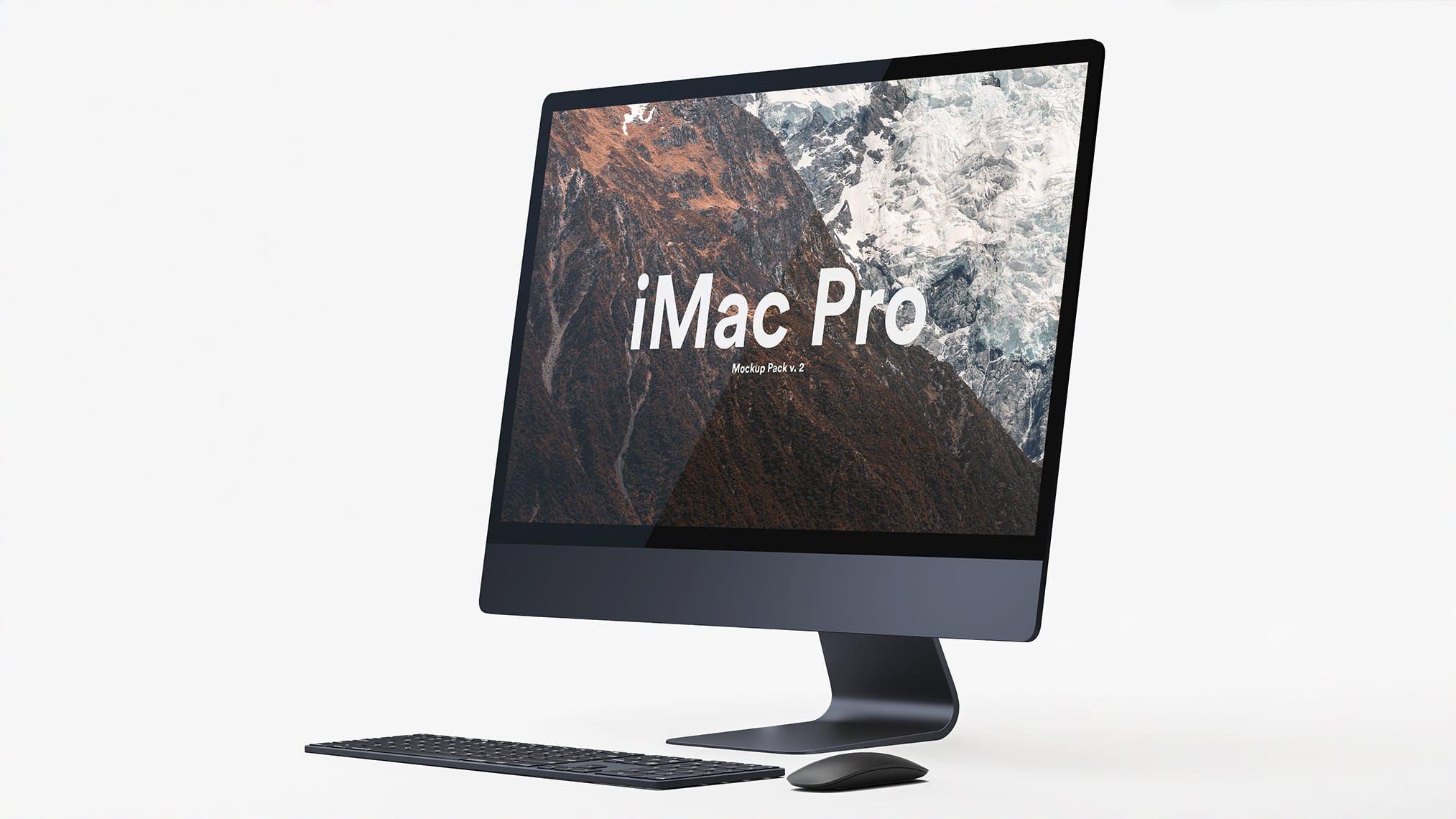 5K高分辨率iMac Pro一体机多角度样机模板 iMac Pro Kit插图(6)