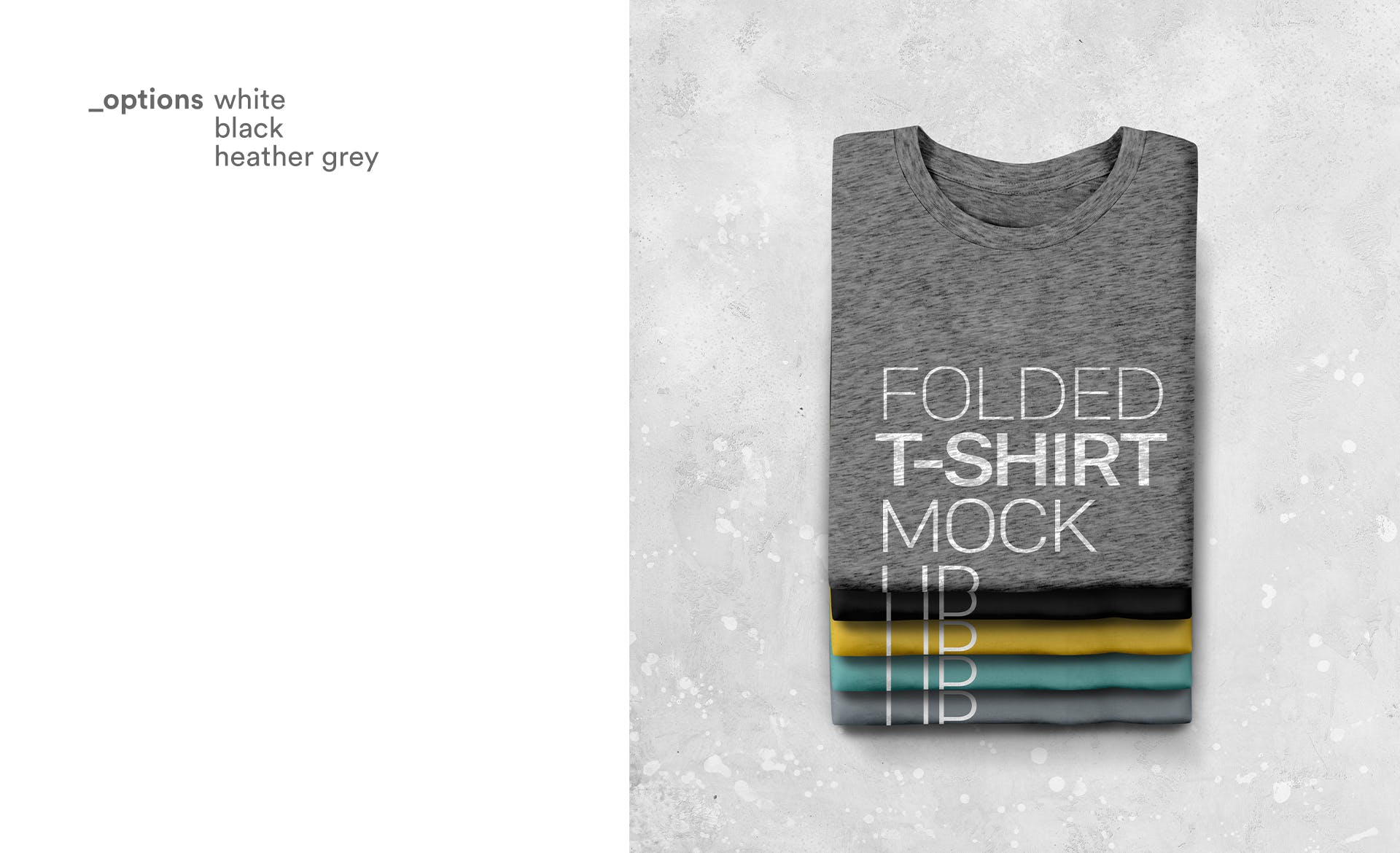 T恤外观设计折叠效果图样机模板v2 T-shirt Mockup Vol 02插图(3)