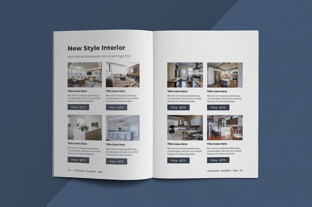 A5尺寸产品目录设计模板 A5 Interior Catalogue Template插图(9)
