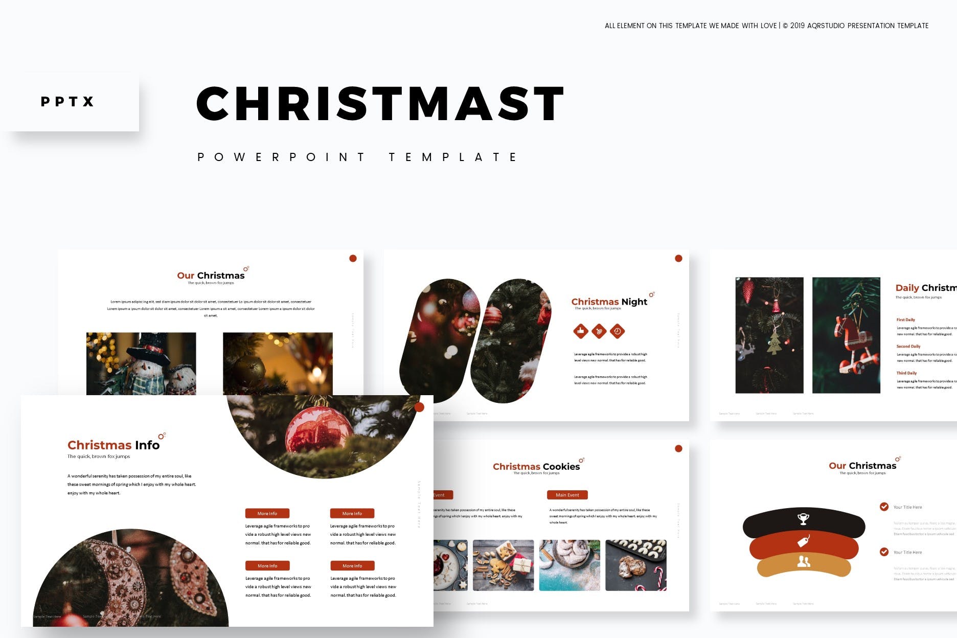 圣诞节活动方案PPT幻灯片模板 Christmas – Powerpoint Template插图