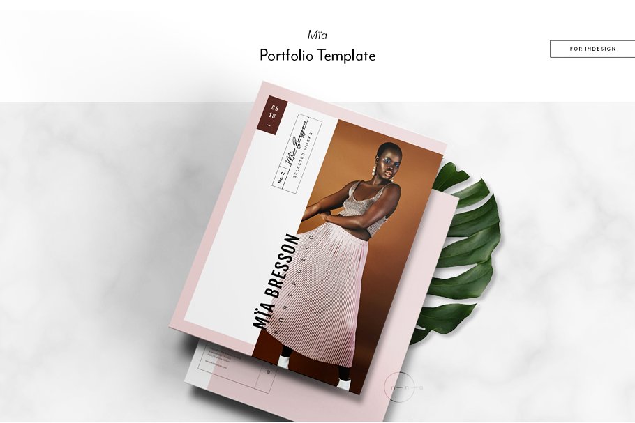 女性时尚主题产品目录＆产品画册模板 Portfolio & Catalog • Mïa插图